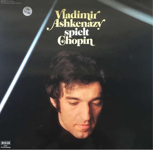 Chopin*, Vladimir Ashkenazy - Vladimir Ashkenazy suona Chopin LP Com Vinyl 0012