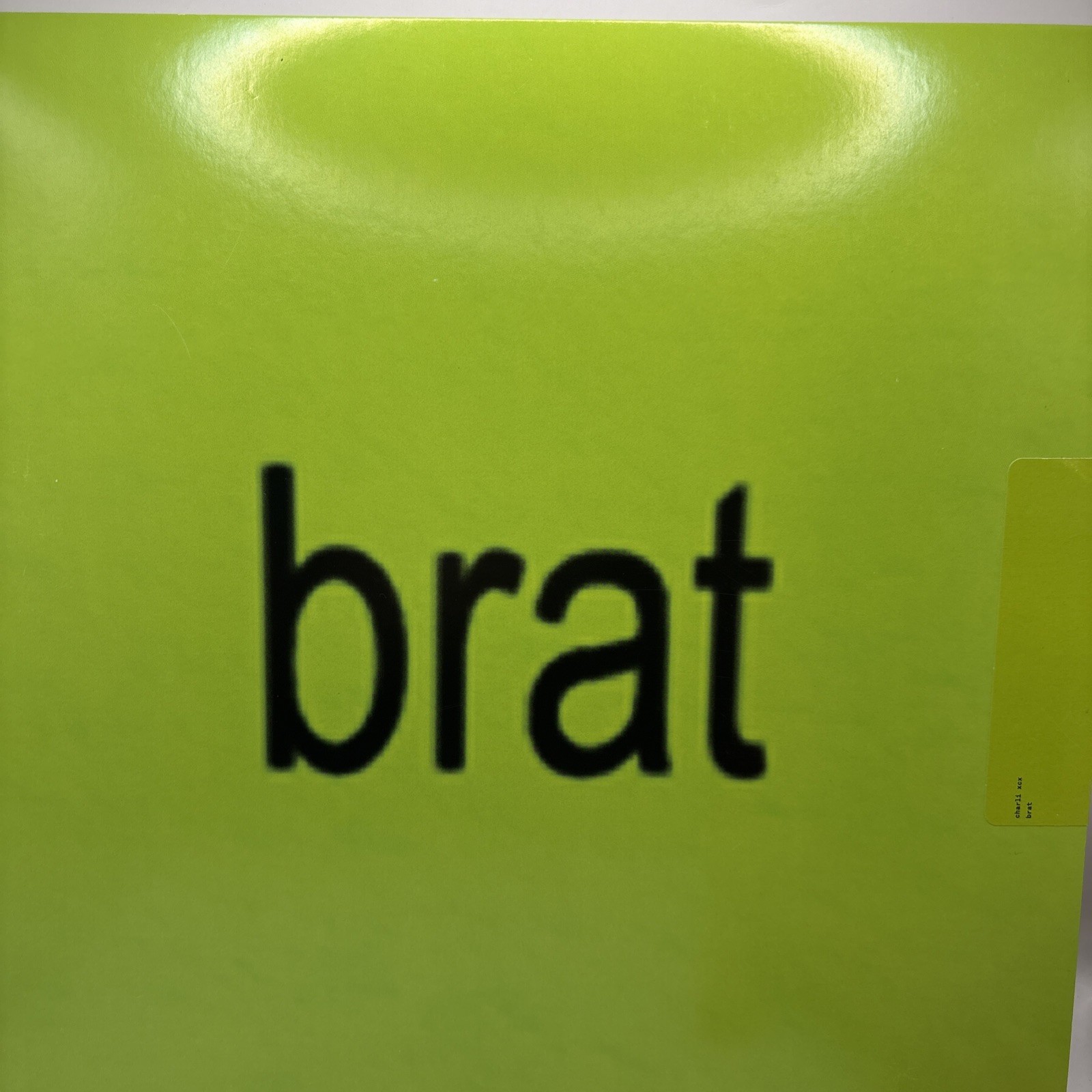 Charli XCX – Brat LP 2024 EX/EX BLACK ICE VINYL  Atlantic 075678611674 Pop