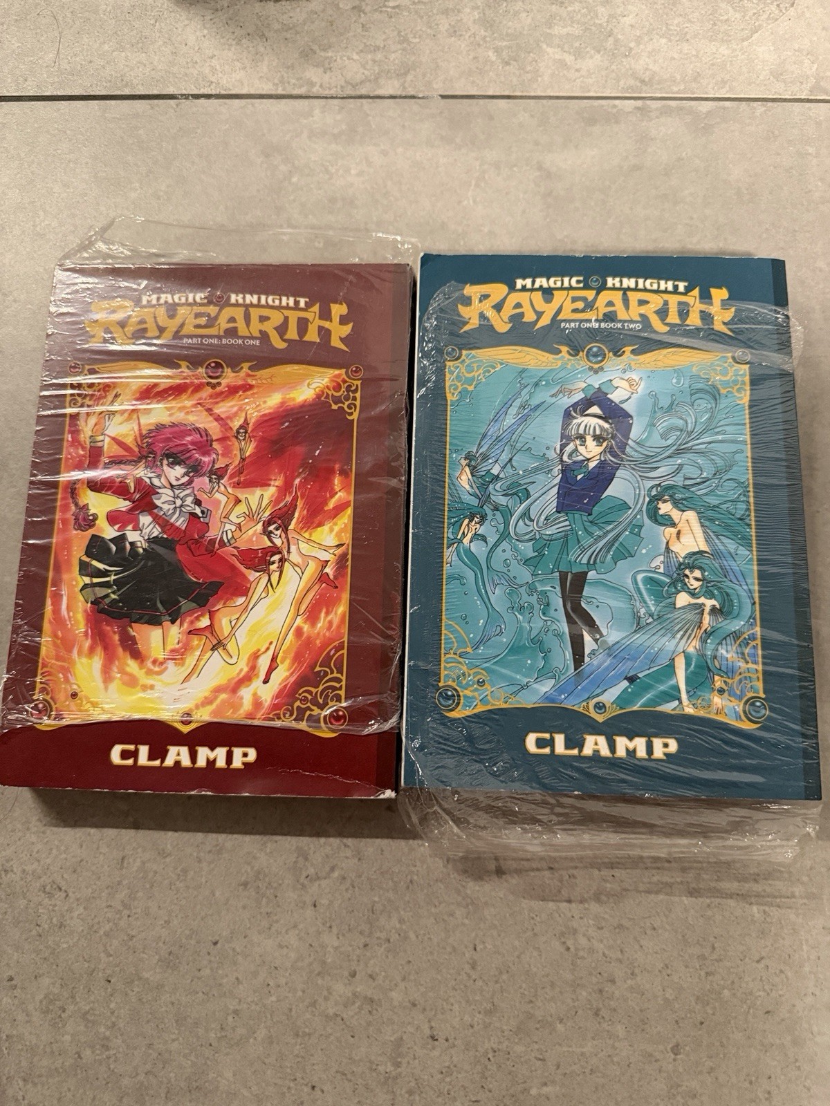 MAGIC KNIGHT RAYEARTH volumi manga #1 e #2 di Clamp - inglese