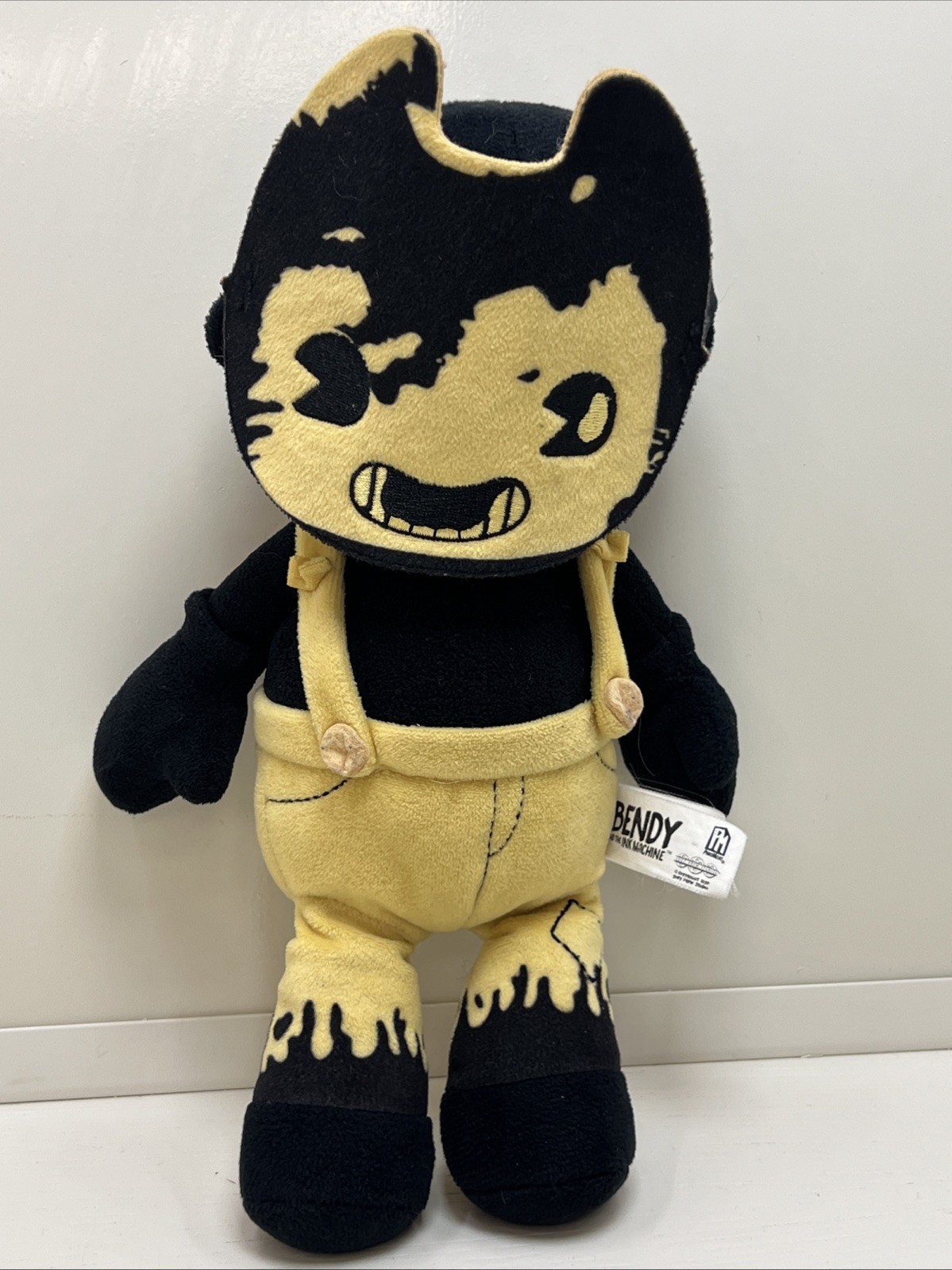 BENDY &THE INK MACHINE WITH REMOVABLE MASK 10” PLUSH SAMMY LAWRENCE
