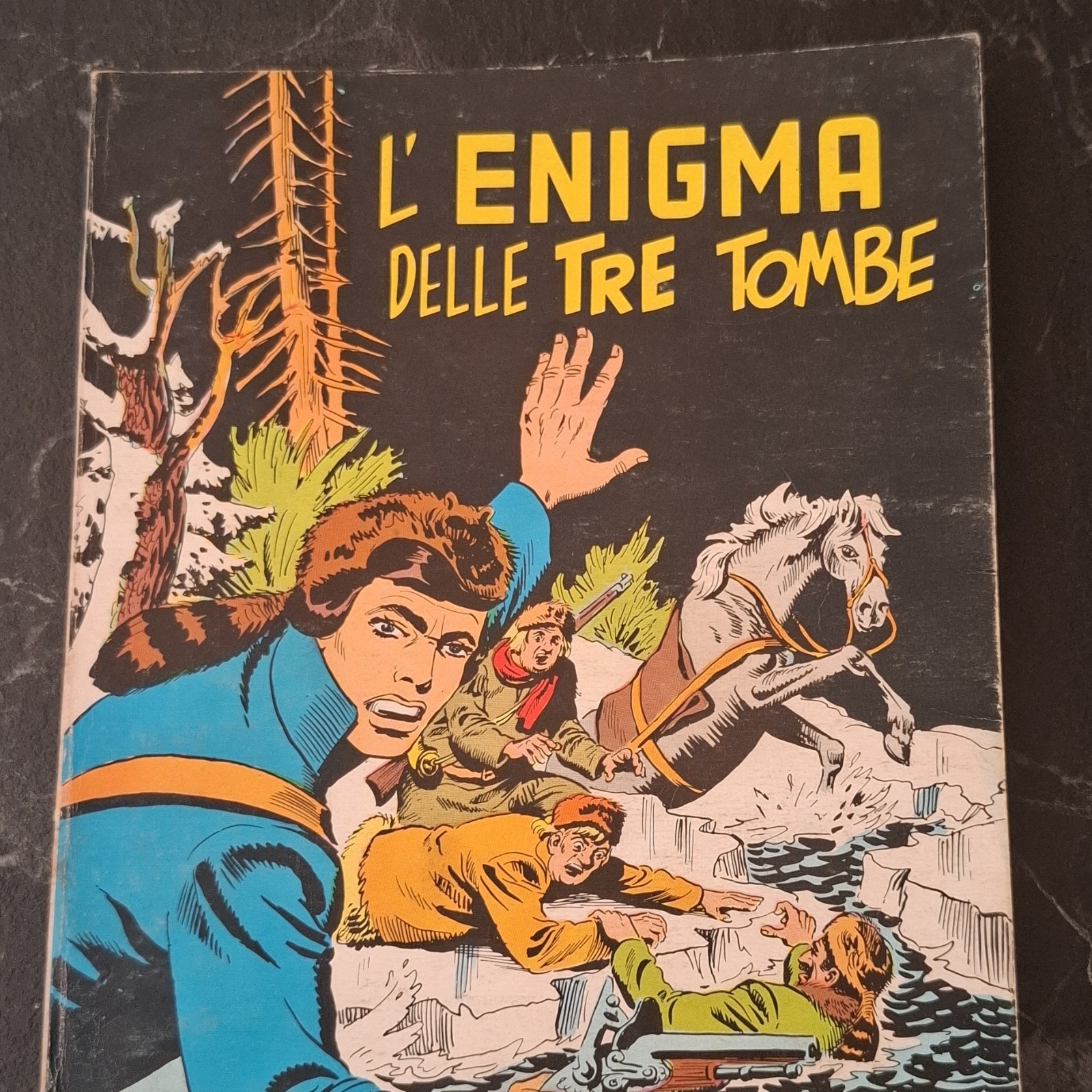 Dargaud L'enigma delle tre tombe - Charlier, Giraud album a colori ITA 1966