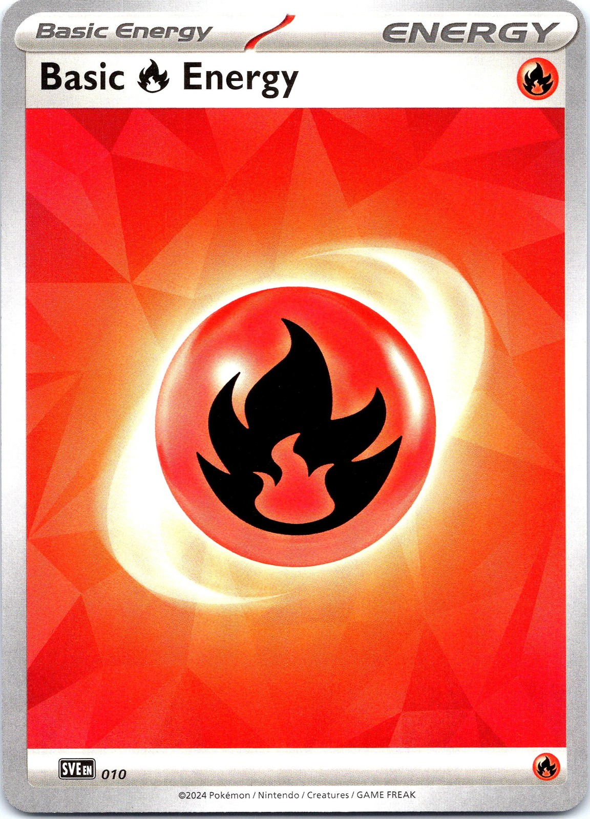 Pacchetto premi energia fuoco base serie carte #010 comuni