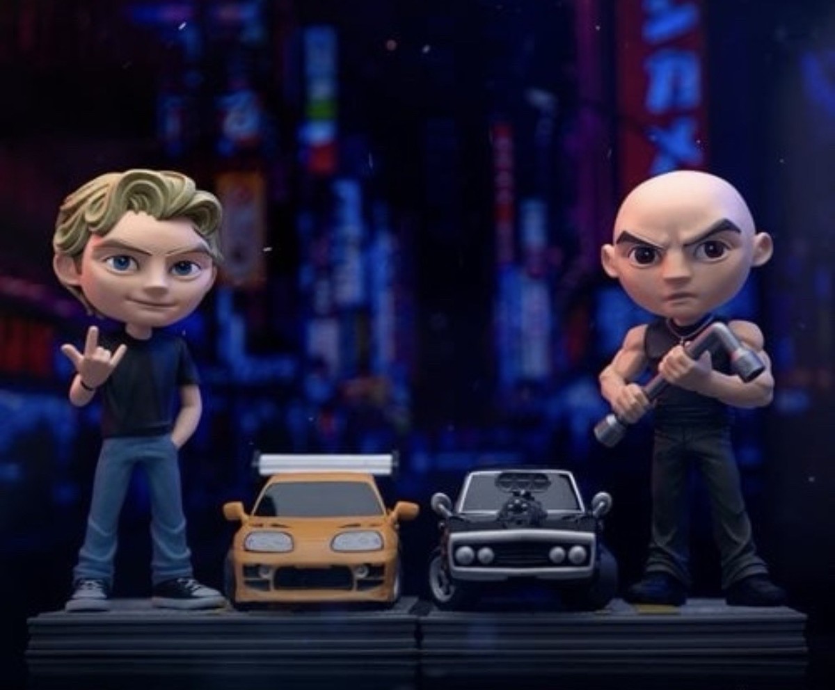 Dominic Toretto & Brian O'Conner - Set Fast & Furious Minico Iron Studios