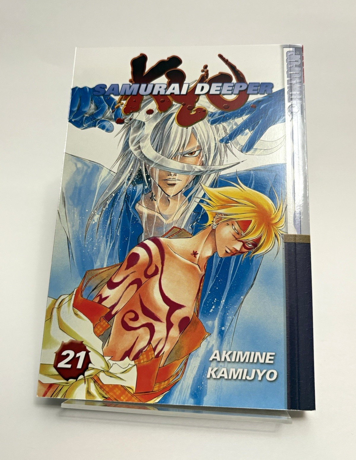 Samurai Deeper Kyo Vol. 21 Action Manga Akimine Kamijyo Tokyopop inglese TPB
