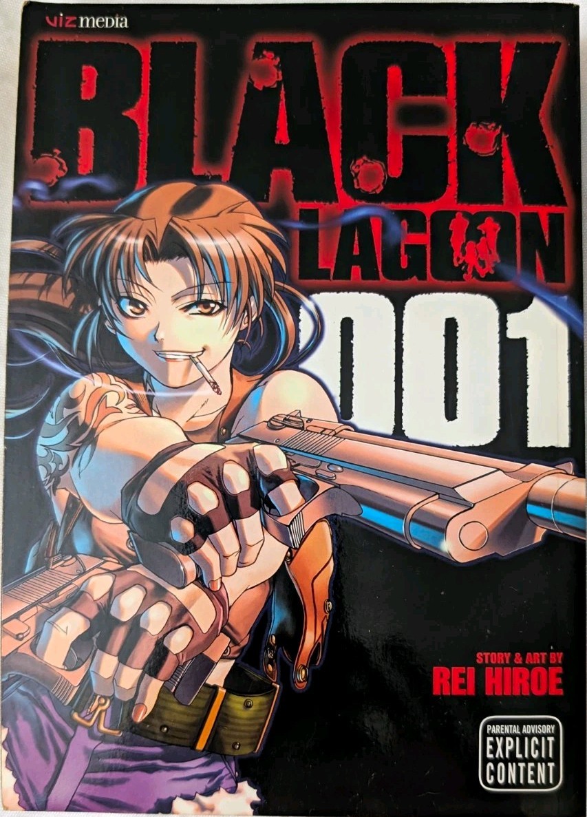 Black Lagoon Vol 1 Manga Rei Hiroe Viz Media Inglese Action Graphic Novel 001 