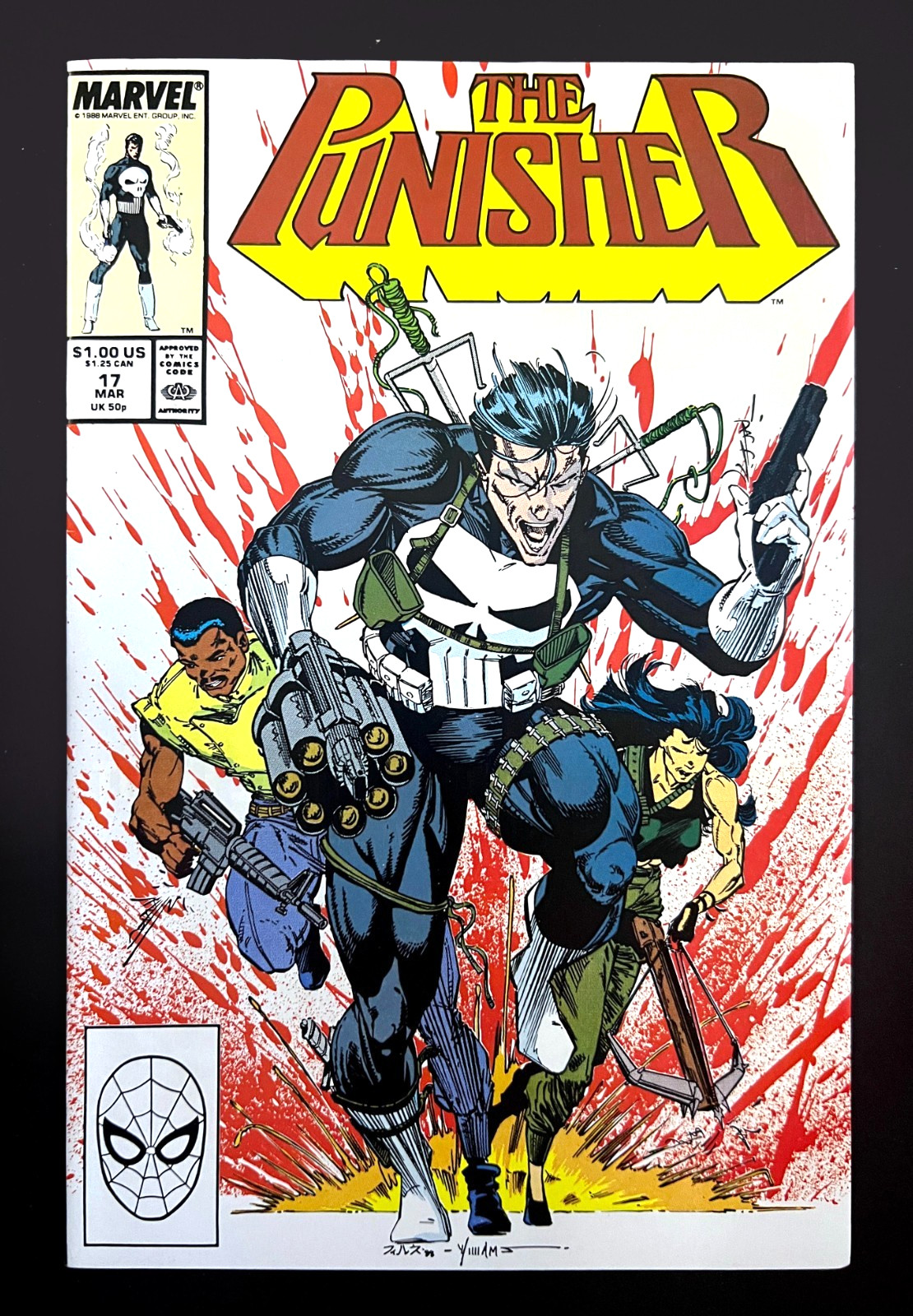 PUNISHER #17 Hi-Grade KINGPIN App. WHILCE PORTACIO Cover/Art Marvel Comics 1987