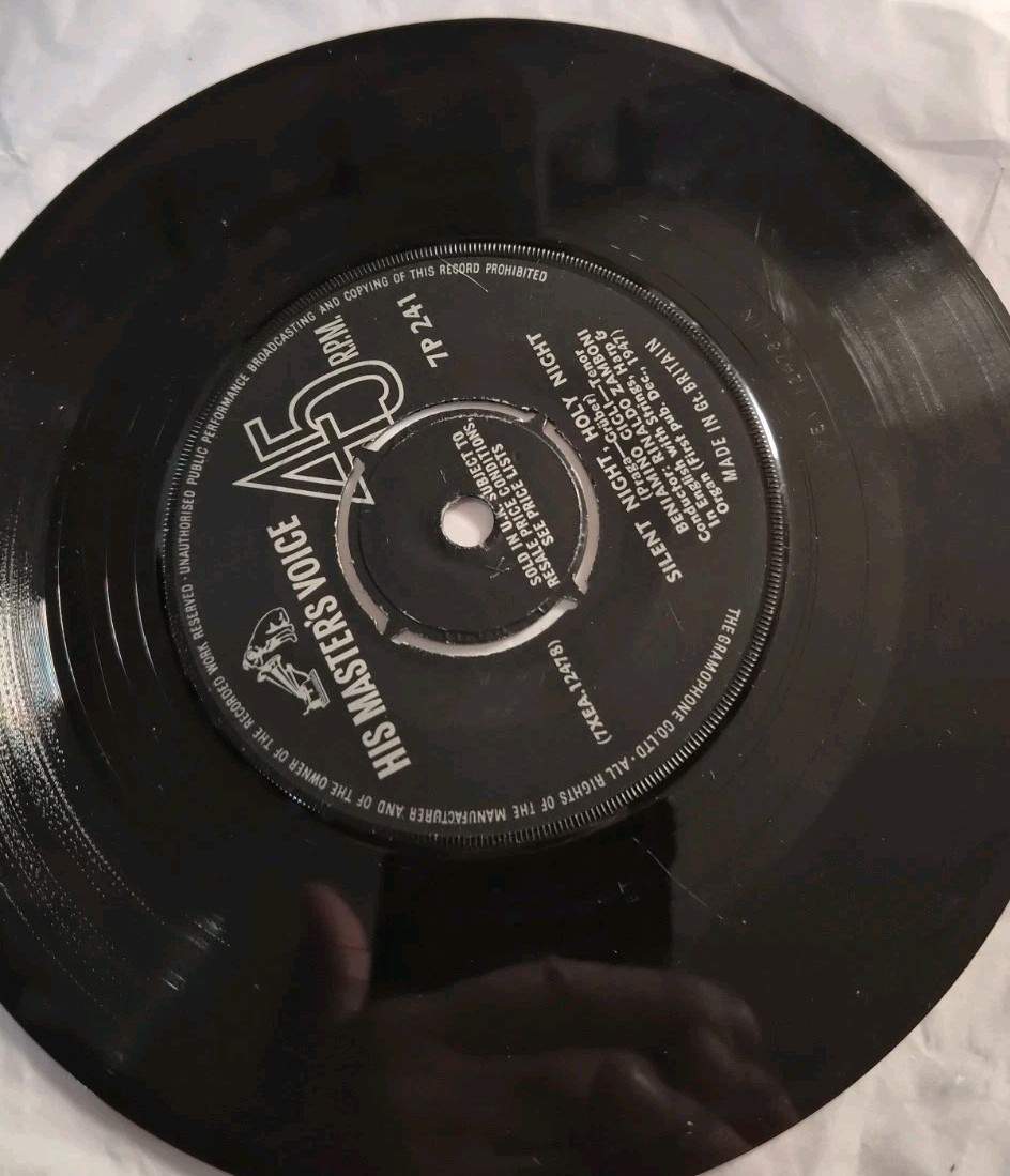 Beniamino Gigli Silent Night Holy Night 7 Inch Vinyl Single Great Condition