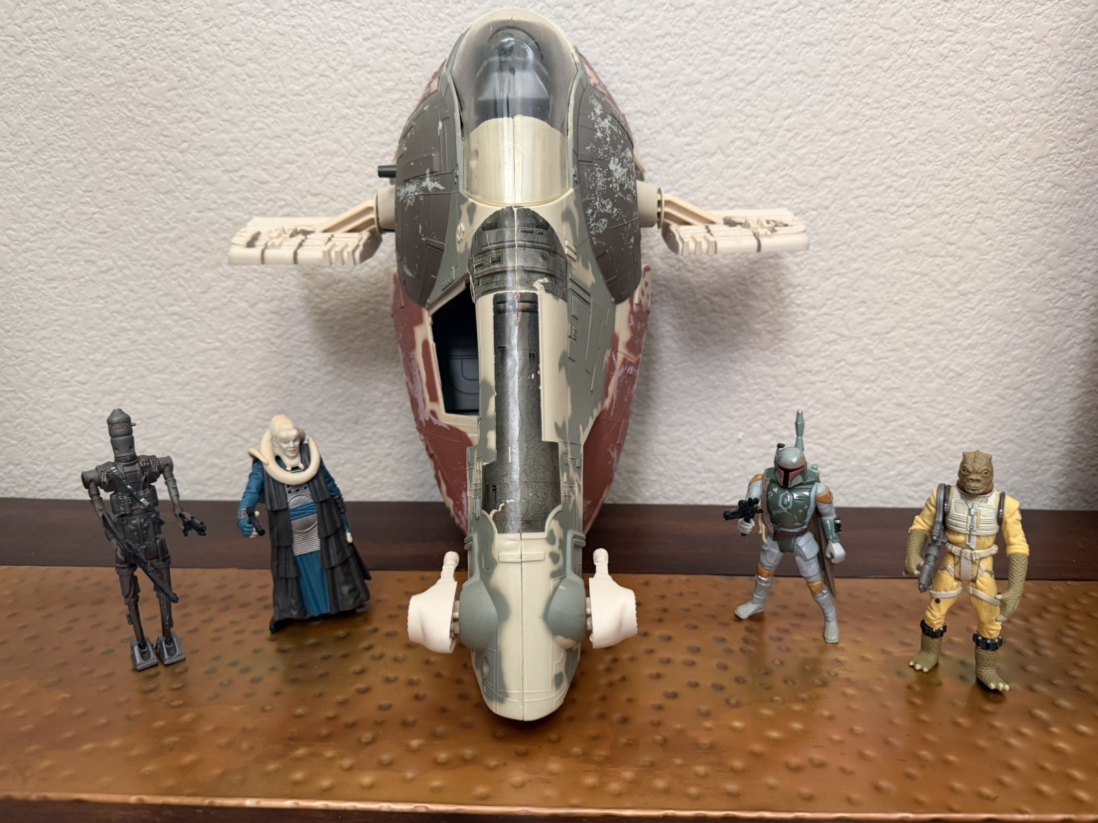 Vintage 1996 Hasbro Star Wars POTF SOTE Boba Fett's SLAVE 1 