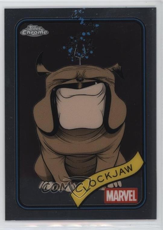 2025 Topps Chrome Marvel Comics Lockjaw #152 1r9o