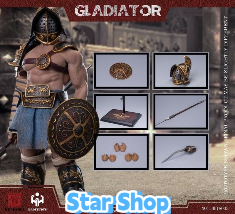 Modellino bambola HHMODEL x HAOYUTOYS 1/6 HH18033 esercito imperiale gladiatore