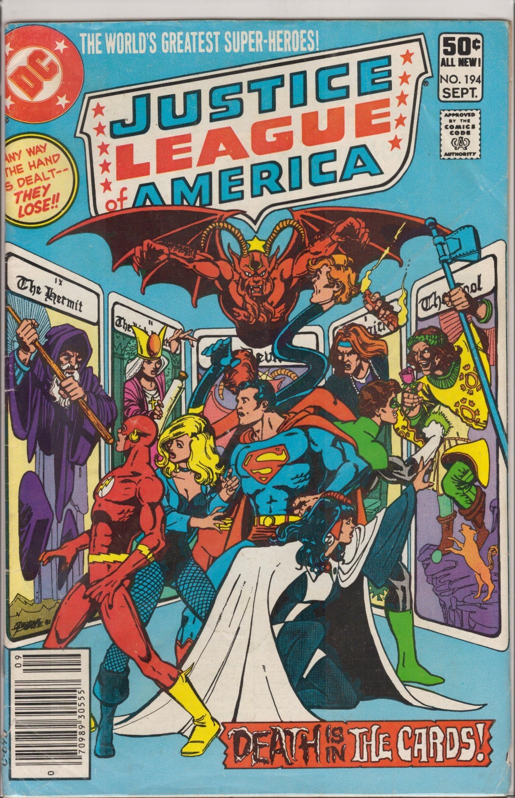51446: DC COMICS JUSTICE LEAGUE OF AMERICA #194 grado VG
