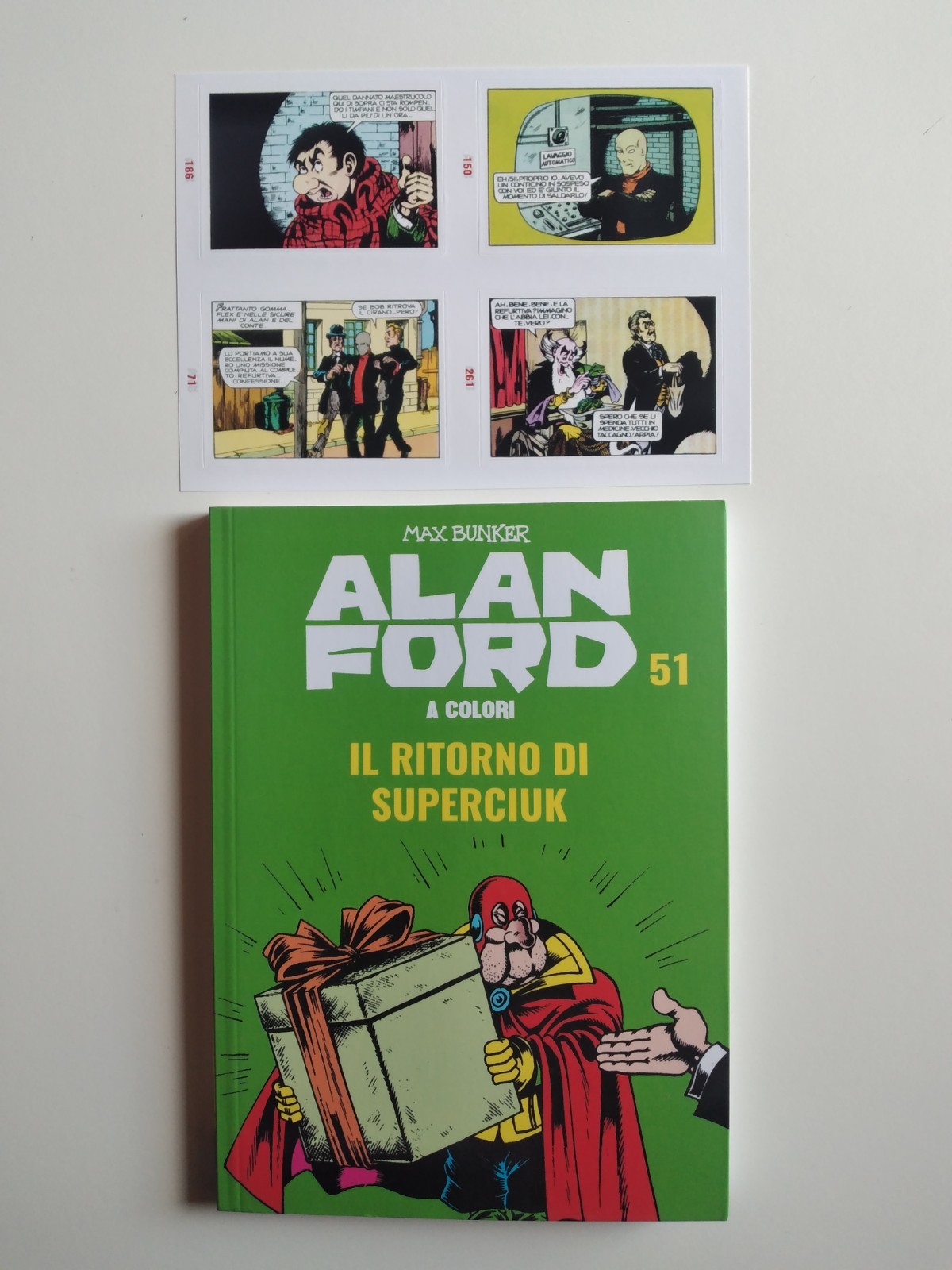 ALAN FORD  a Colori  n.51  c/Figurine  Gazzetta dello Sport   EDICOLA !!  Rif. 1