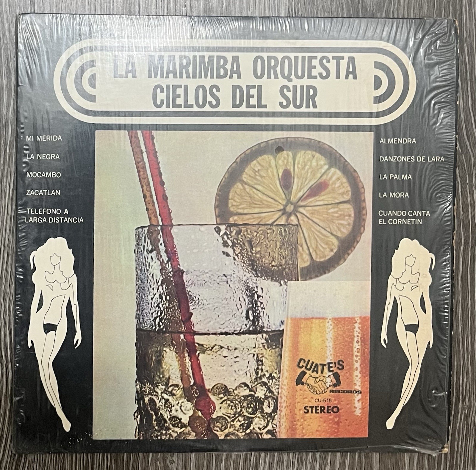 LA MARIMBA ORQUESTA CIELOS DEL SUR DE PACO M.RODRIGUEZ LP LATIN VINYL RARE
