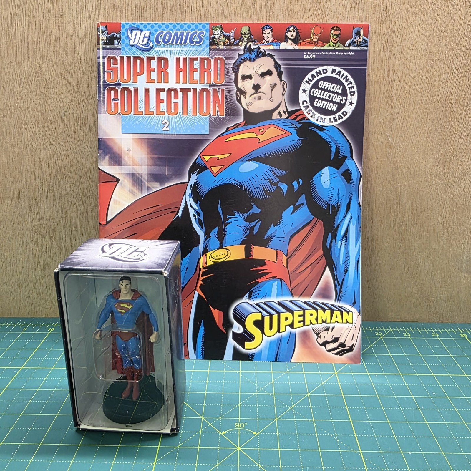 Superman Dc Comics Superhero Collection Figure & Magazine #2 Edizione Eaglemoss