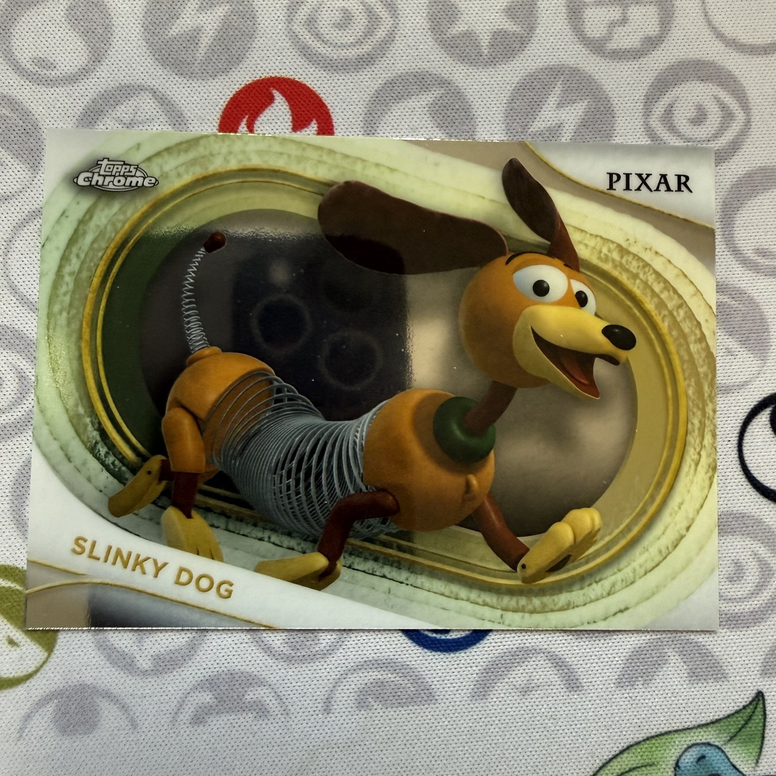 2025 Topps Chrome Disney Pixar Toy Story Slinky Dog #91 Base NM/M
