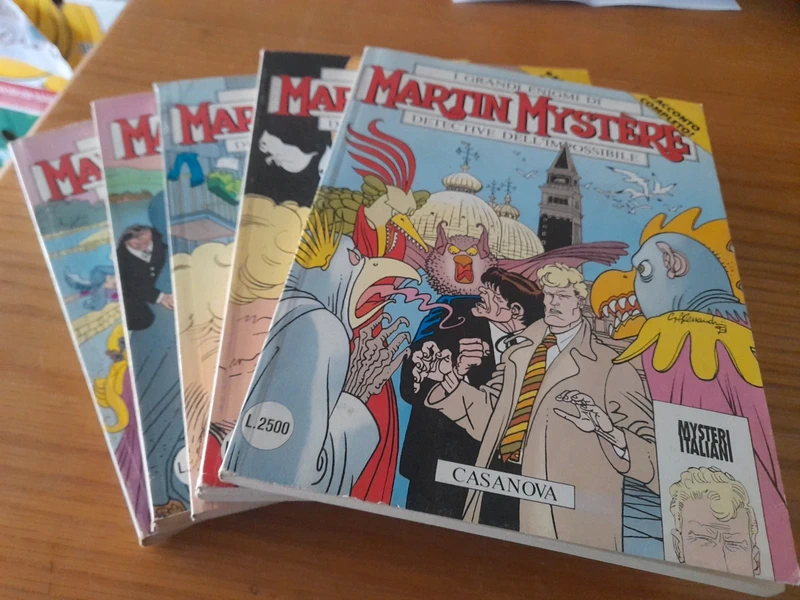 Lotto Martin Mystere numeri 137 138 141 142 143, Sergio Bonelli editore 1993, ottime condizioni