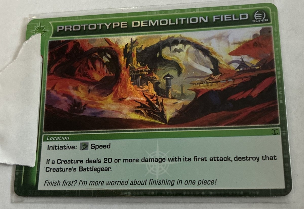 Chaotic Prototype Demolition Field