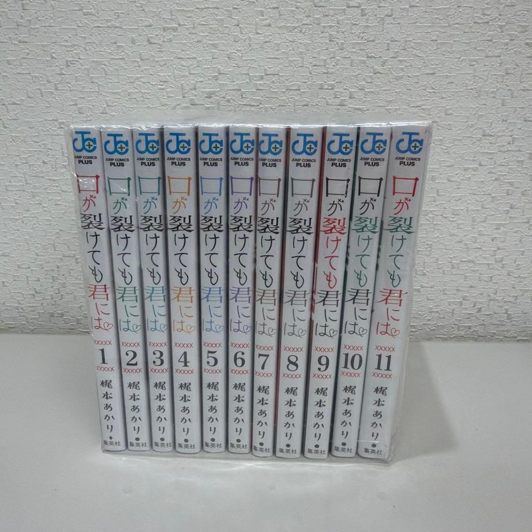 Kuchi ga saketemo kimi ni wa vol.1-11 anche se mi tagli la bocca fumetto giapponese