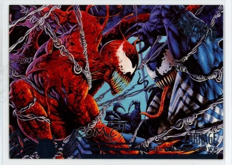 1995 Fleer Ultra Marvel Spider-Man The Venom Flows Carnage Venom #99 0b0g