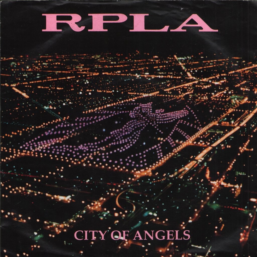 Rpla City of Angels 7" vinyl UK Emi 1991 7". correction sticker on rear of pic