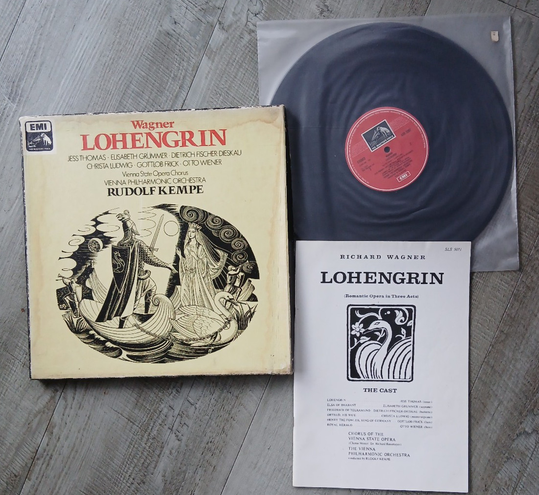 Rudolf Kempe Wagner Lohengrin 1953 EMI SLS 5071 5 LP Vinyl Box set