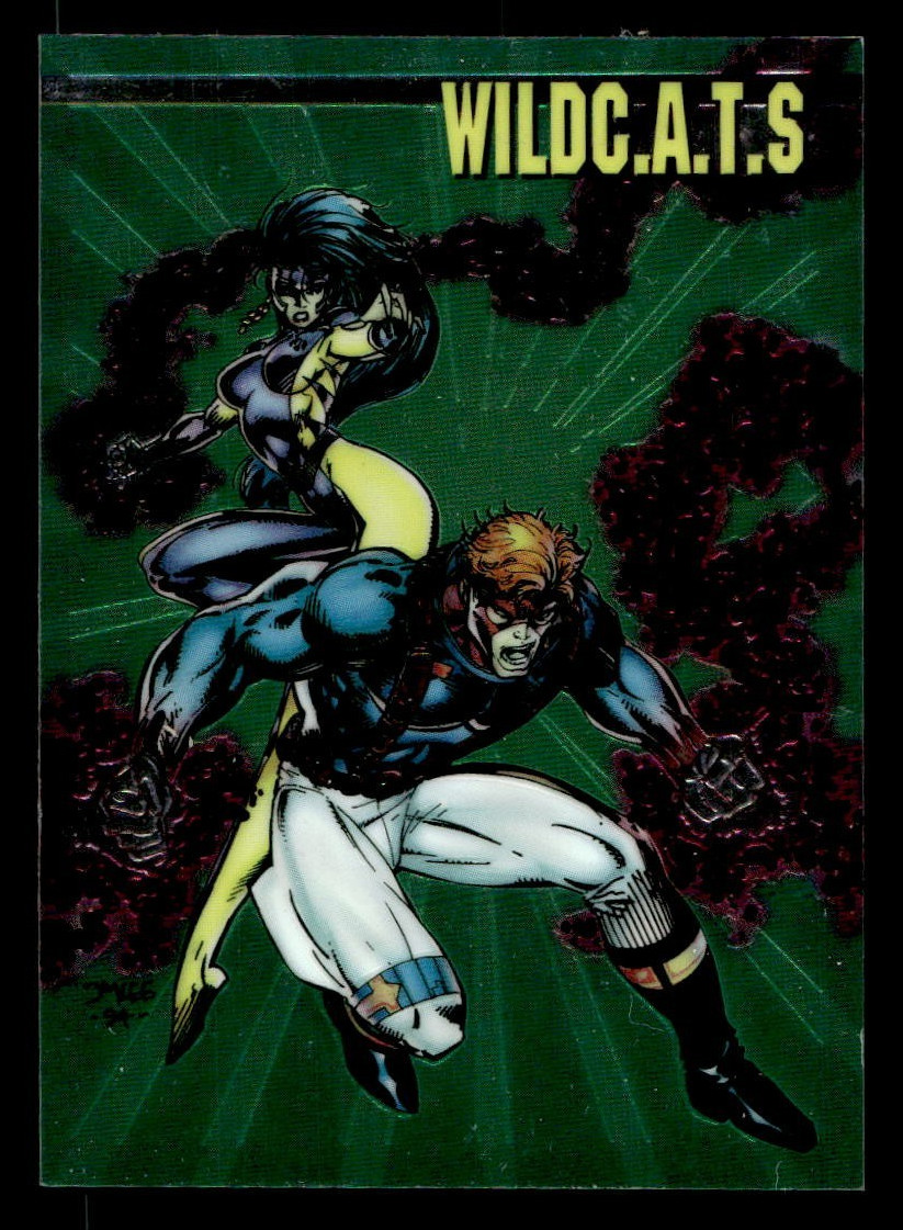 1994 Wildstorm #PR1 WILDC.A.T.S Chrome Promo Card