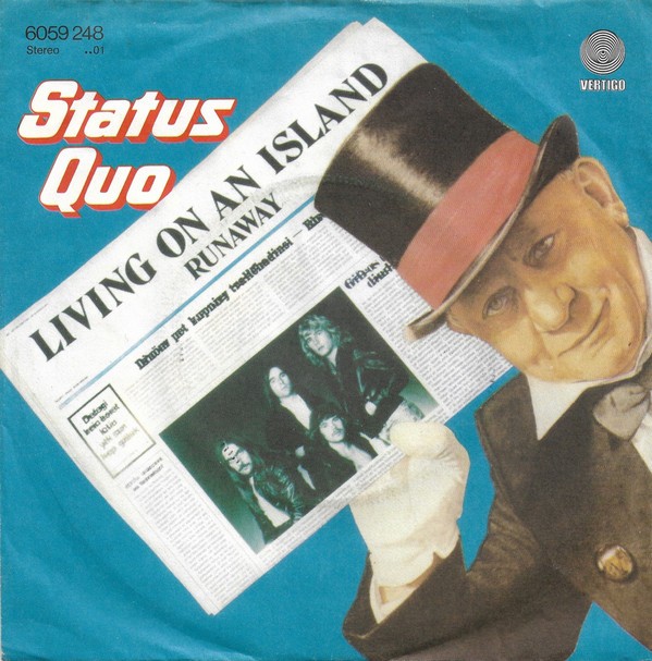 Status Quo - Living On An Island (7", Single) (Near Mint (NM or M-)) - 394550562