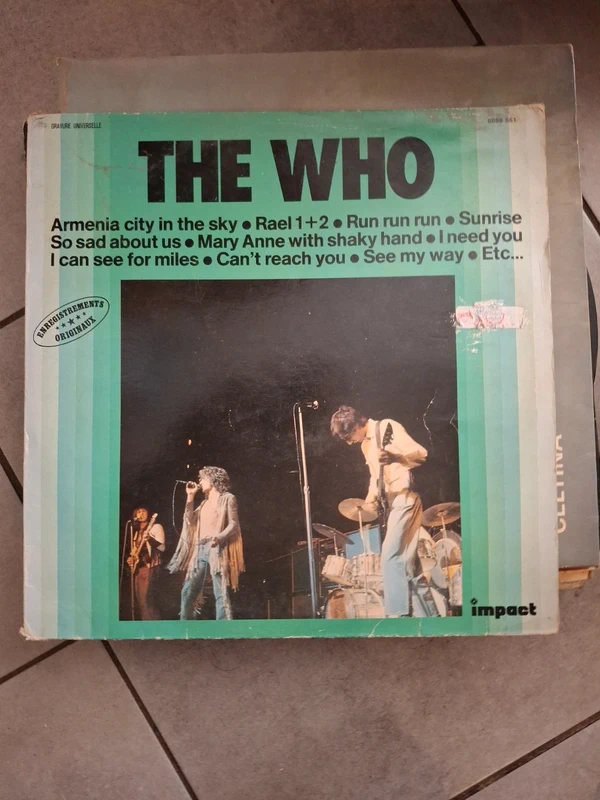 Disque vinyle the who
