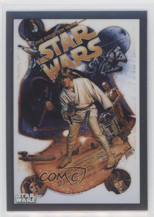 2019 Topps Wars Chrome Legacy Poster Cards Star Wars: A New Hope #PC-16 4et