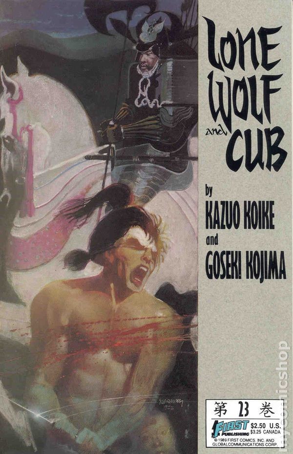 Lupo Solitario e Cubo #23 VF/NM 9.0 1989 Immagine Stock