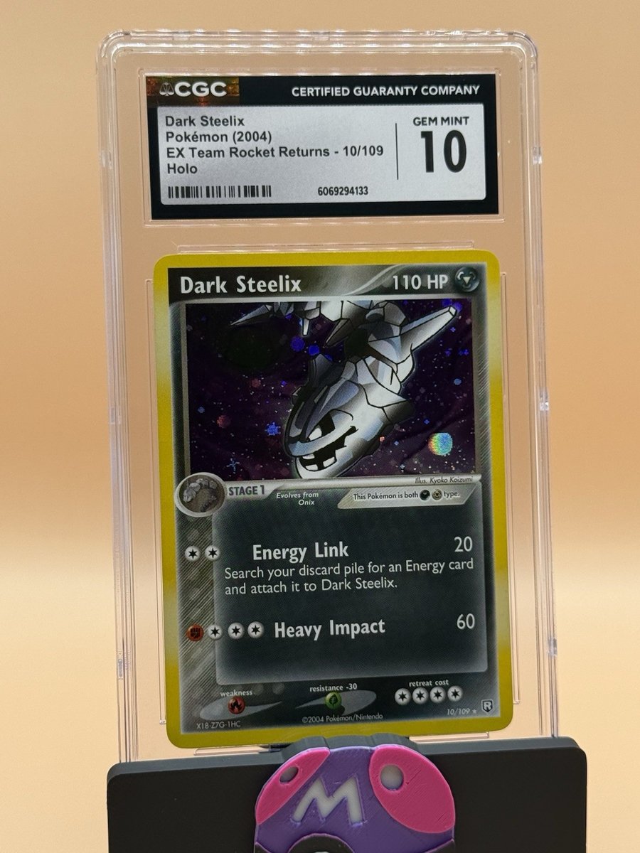 Dark Steelix Ex Team Rocket Returns Holo 10/109 CGC 10