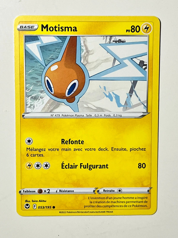 Carte Pokémon Motisma 80pv 053/195