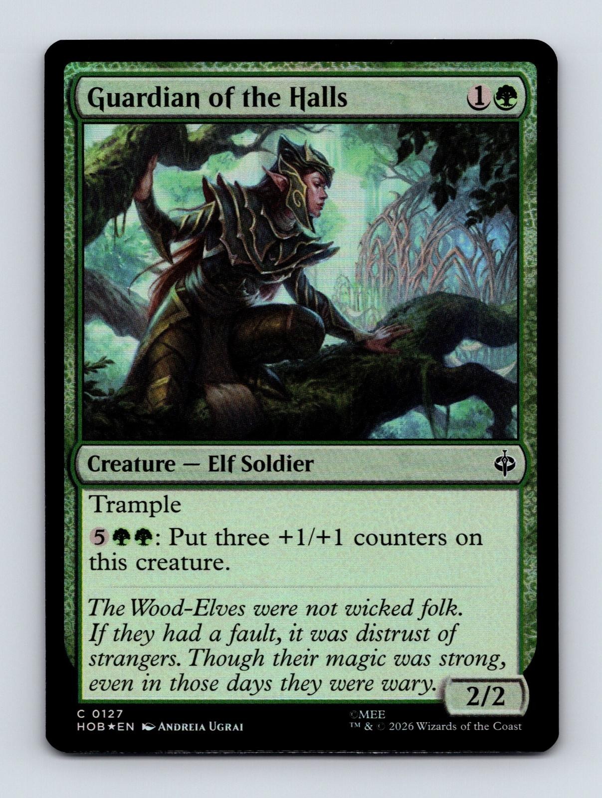 Guardiano delle Sale 127 Comune Lo Hobbit Magic: The Gathering Foil LP