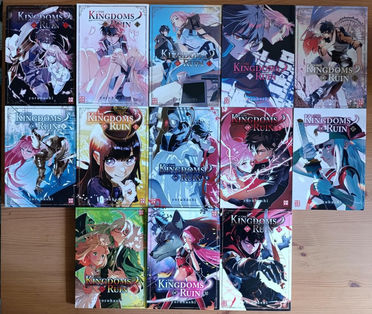 The Kingdoms of Ruin manga volume 1-13 tedesco KAZÉ non letto come nuovo