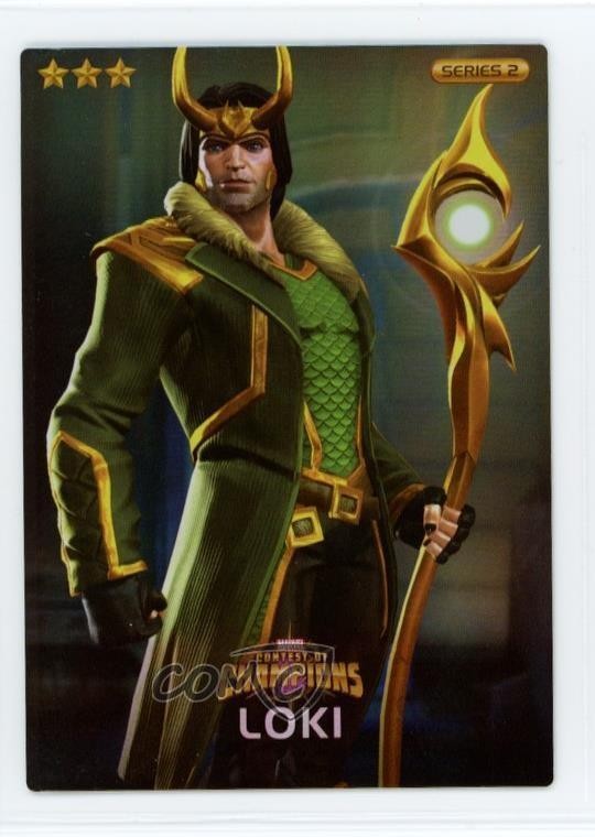 2020 Raw Thrills Marvel Contest of Champions Serie 2 Loki #044 1wl7