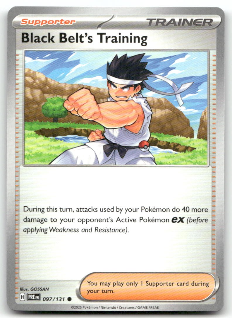 Allenamento Cintura Nera 097/131 Evoluzioni Prismatiche Comuni Pokemon Near Mint