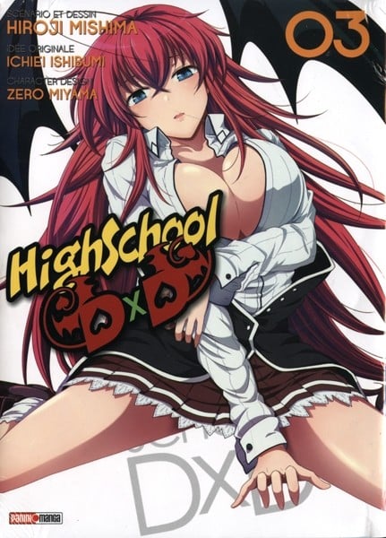 PANINI MANGA Highschool Dxd  (French) 03 by Hiroji Mishima, Ichiei Ishibumi, Zer