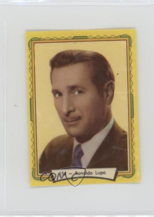 1958 FHER Artistas de la Pantalla Ronaldo Lupo #154 0cp0