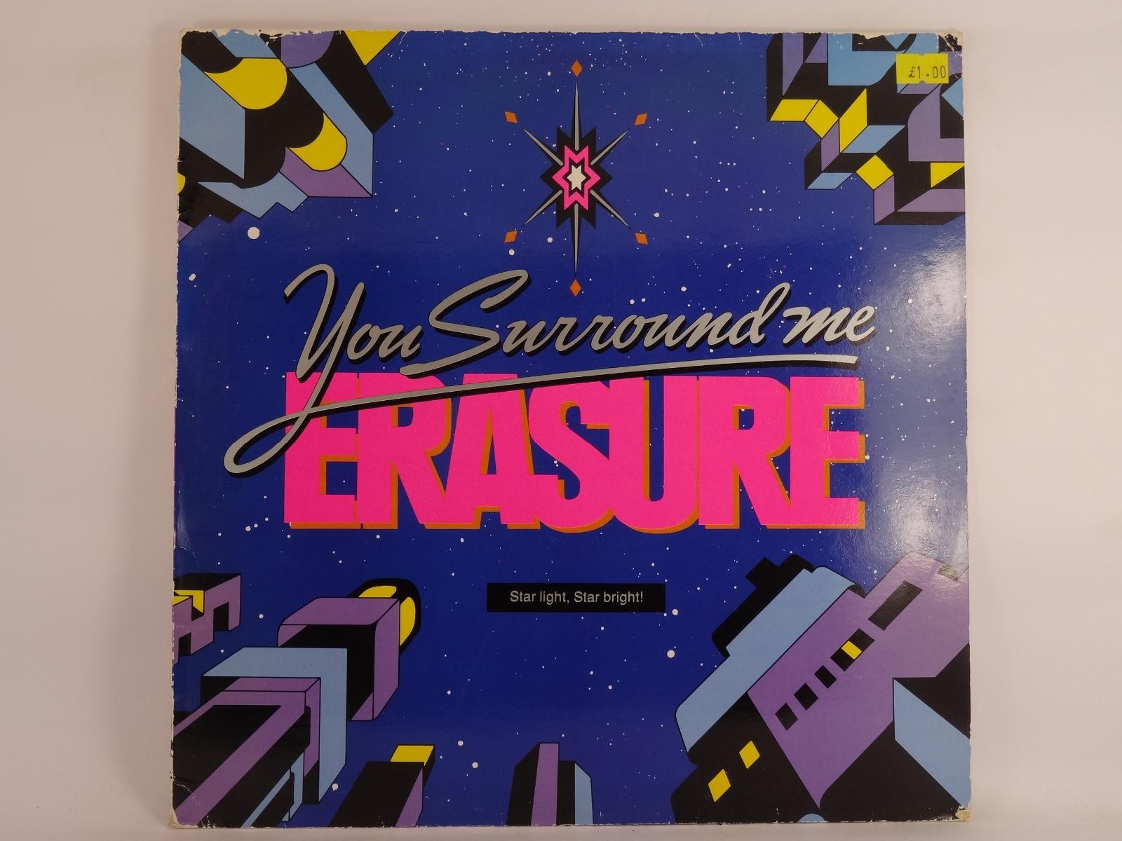ERASURE YOU SURROUND ME (89) 2 Track 12" Single including Picture Sleeve MUTE