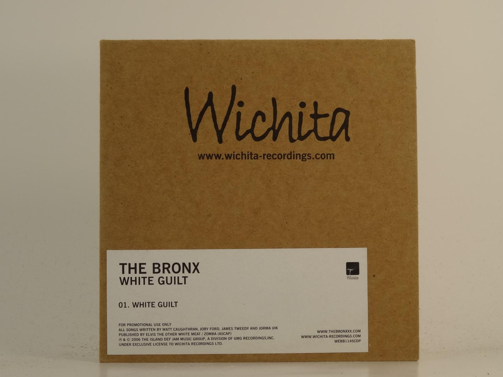 THE BRONX WHITE GUILT (H1) 1 Track Promo CD Single including Card Sleeve WICHITA
