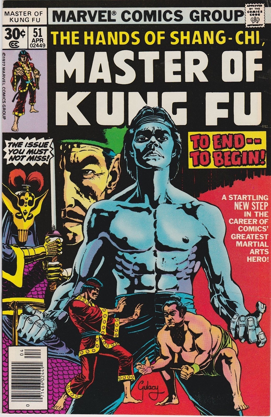 MASTER OF KUNG FU #51, APRIL 1977! VERY FINE CONDITION! MARVEL CLASSIC!