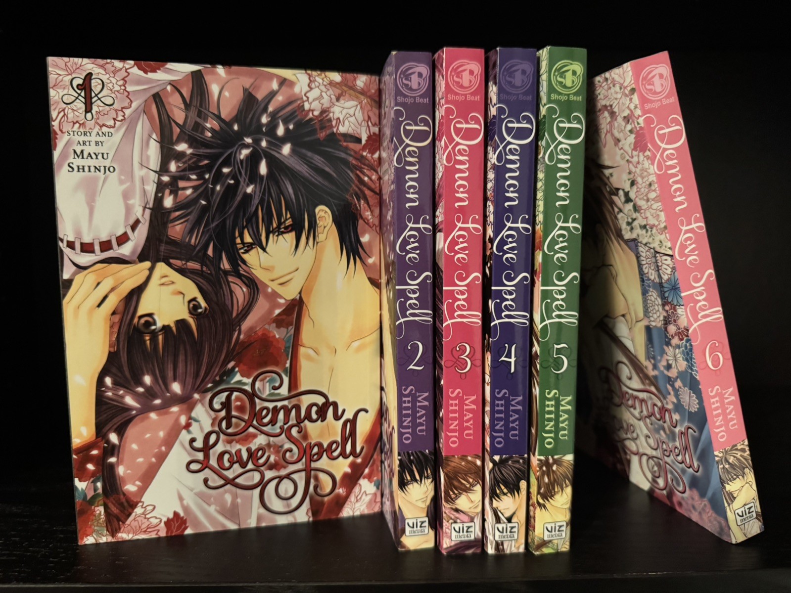 Demon Love Spell Manga Vol 1-6 Graphic Novel Inglese Set Completo Viz LOTTO Shinjo