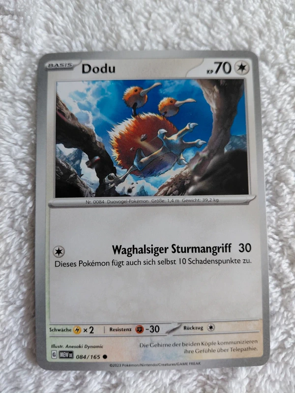 Pokémon Karte Dodu Einzelkarte Sammelkarte