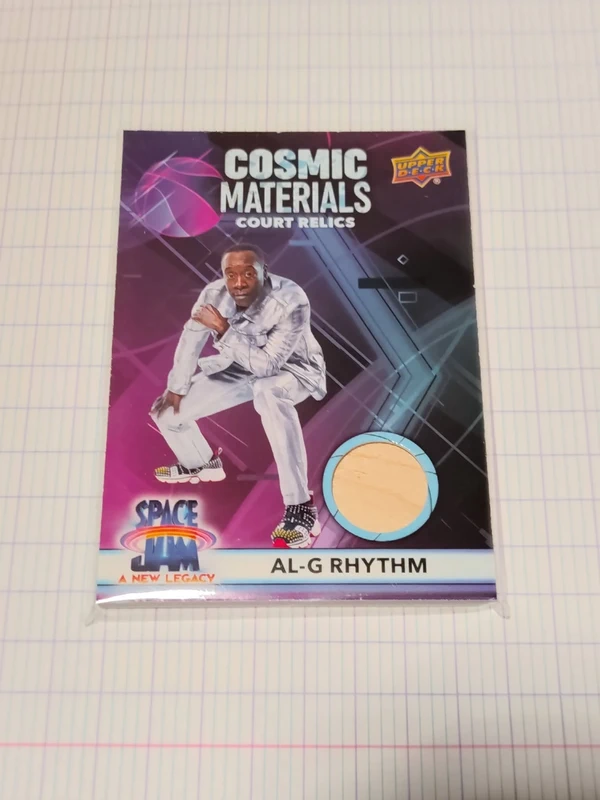 2021 Upper Deck Space Jam A New Legacy Cosmic Materials Court Relics  Al-G Rhythm