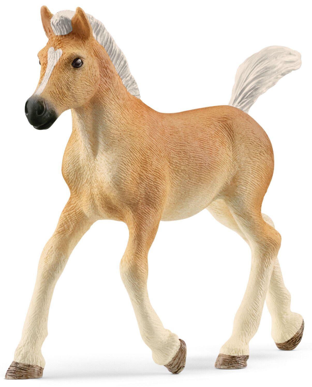 Schleich cavallo avelignese puledro Horse Club 13951 confezione originale con bandiera tag A.S.S NUOVO