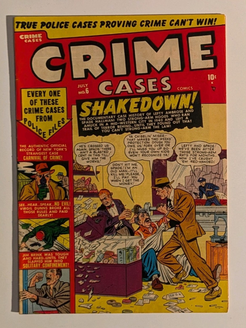 Crime Cases Comics #6 Atlas Comics (Marvel) luglio 1951