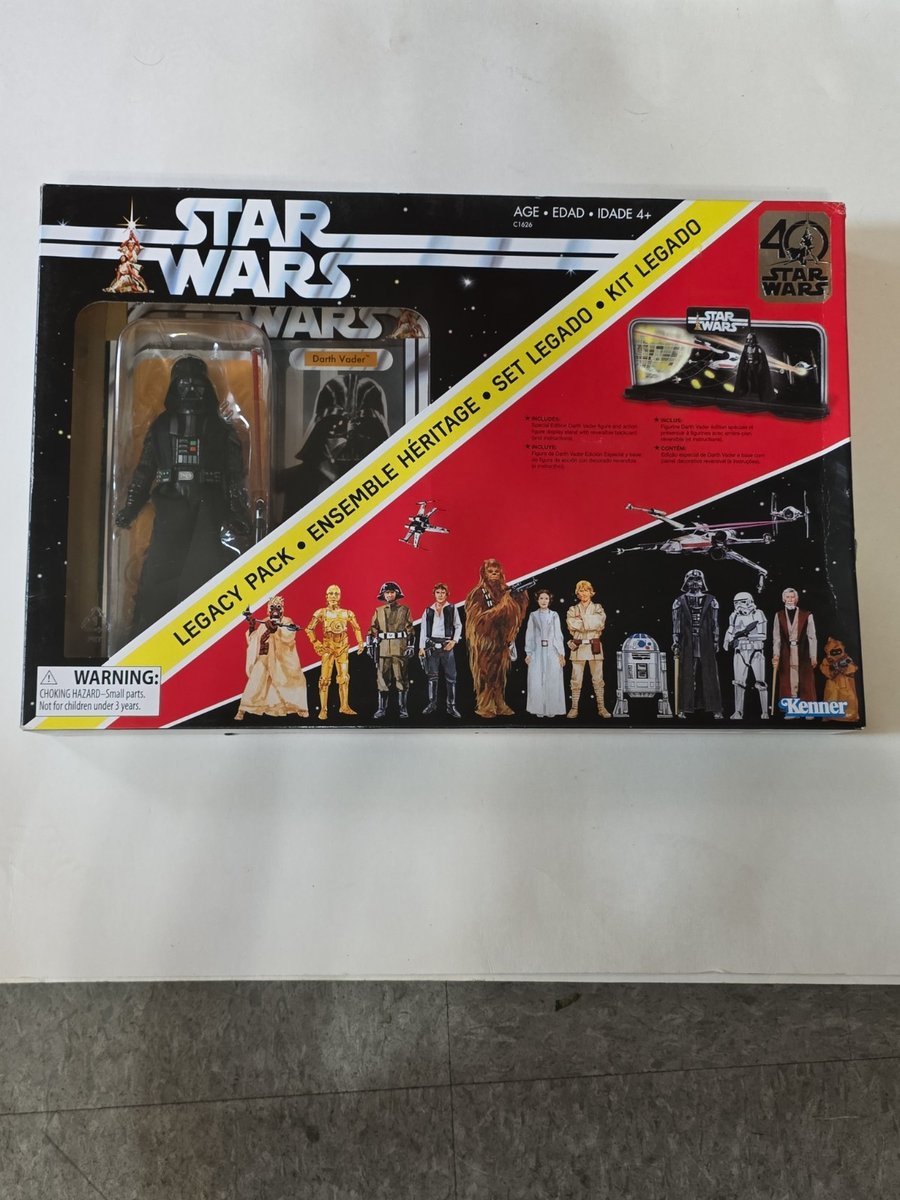 Star Wars 40th Anniversary Legacy Pack 3,75" Kenner Figure Hasbro 2017 Nuovo