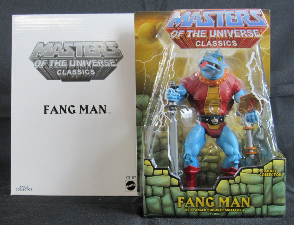 MOTU Classics Masters Of The Universe Fang Man Figure Mattel sigillato come nuovo A154
