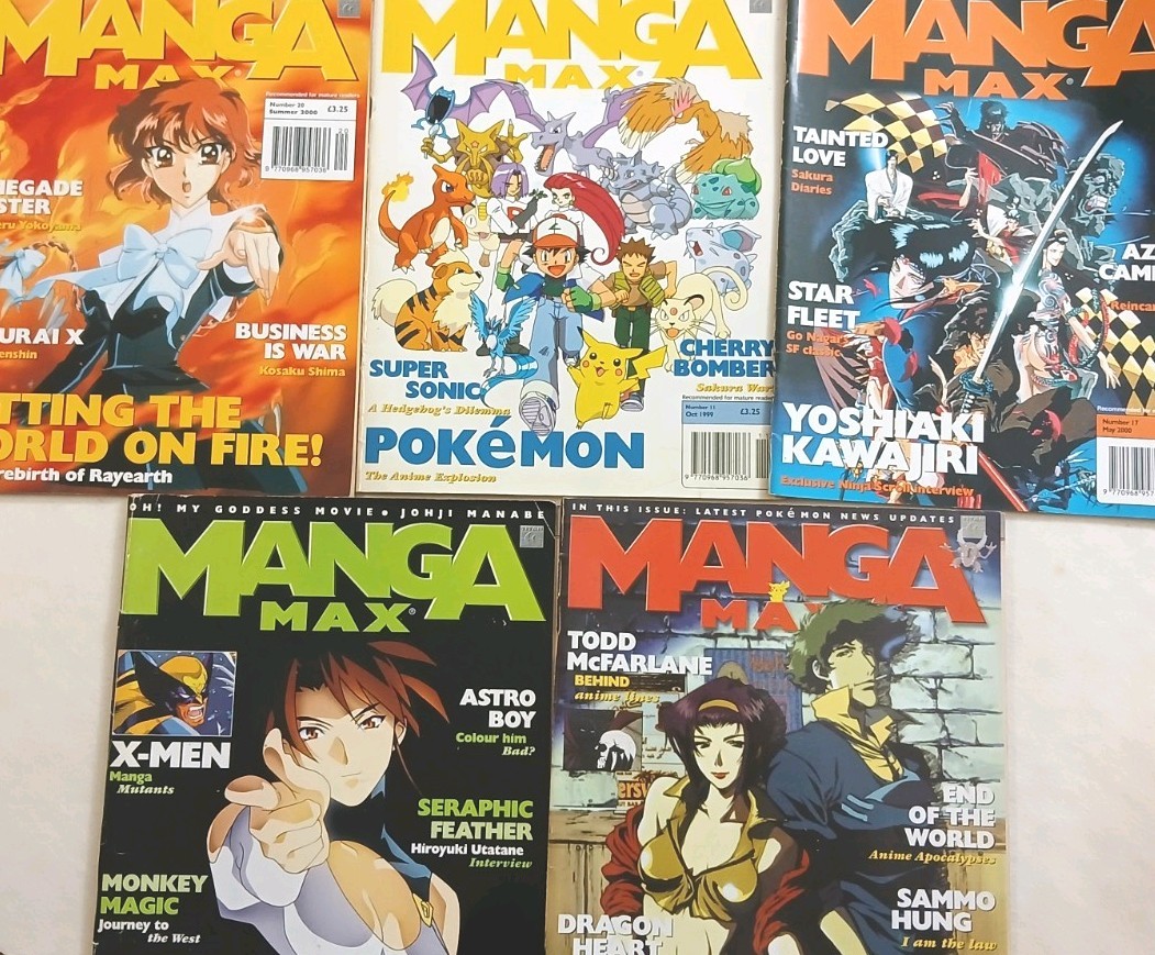 Manga Max Magazine Issues 11 13 17 18 20 by Request - Custom listing for -danco-