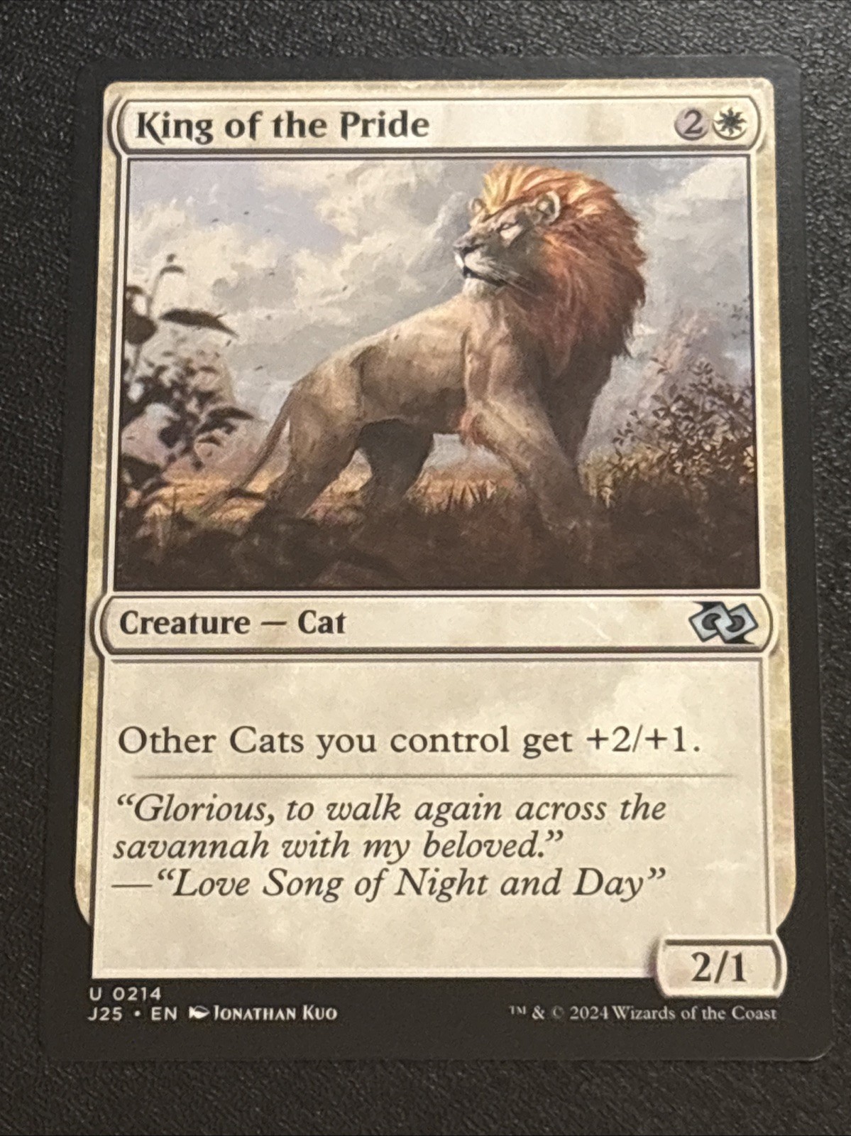 MTG Foundations Jumpstart King of the Pride 0214